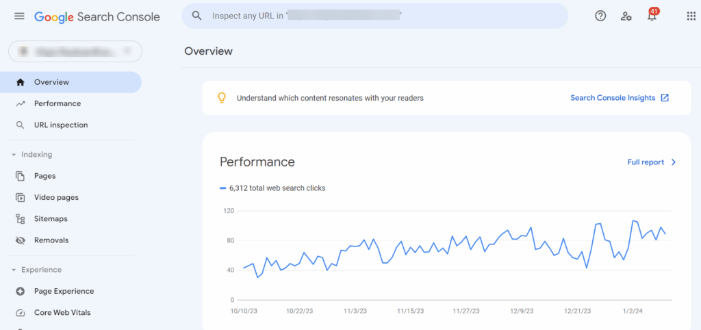 Go through Google Search Console