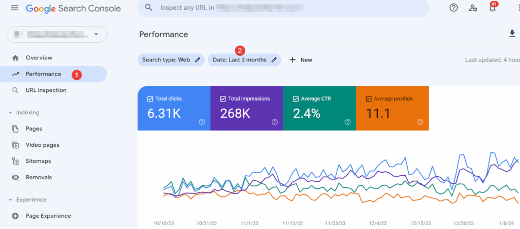 Set Your Time Frame for the Report Data