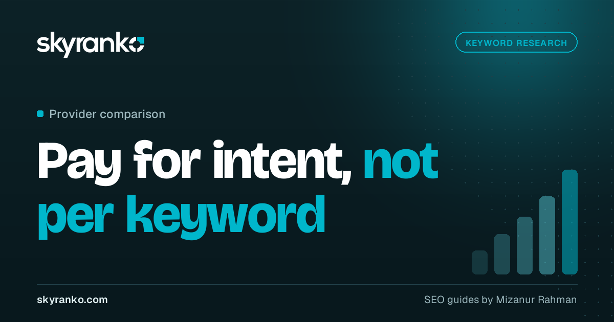 Best Keyword Research Service Providers Compared (2026)