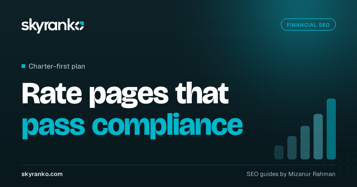 SEO for Credit Unions: A Charter-First, Compliance-Safe Plan