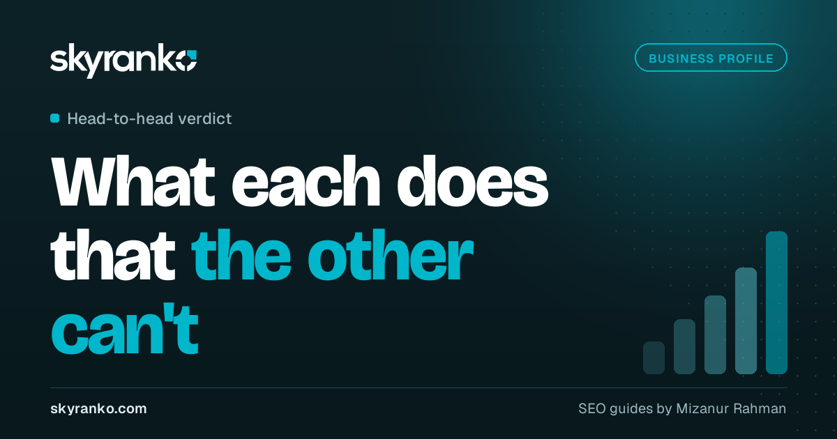 Google Business Profile vs Website: Which Do You Need?