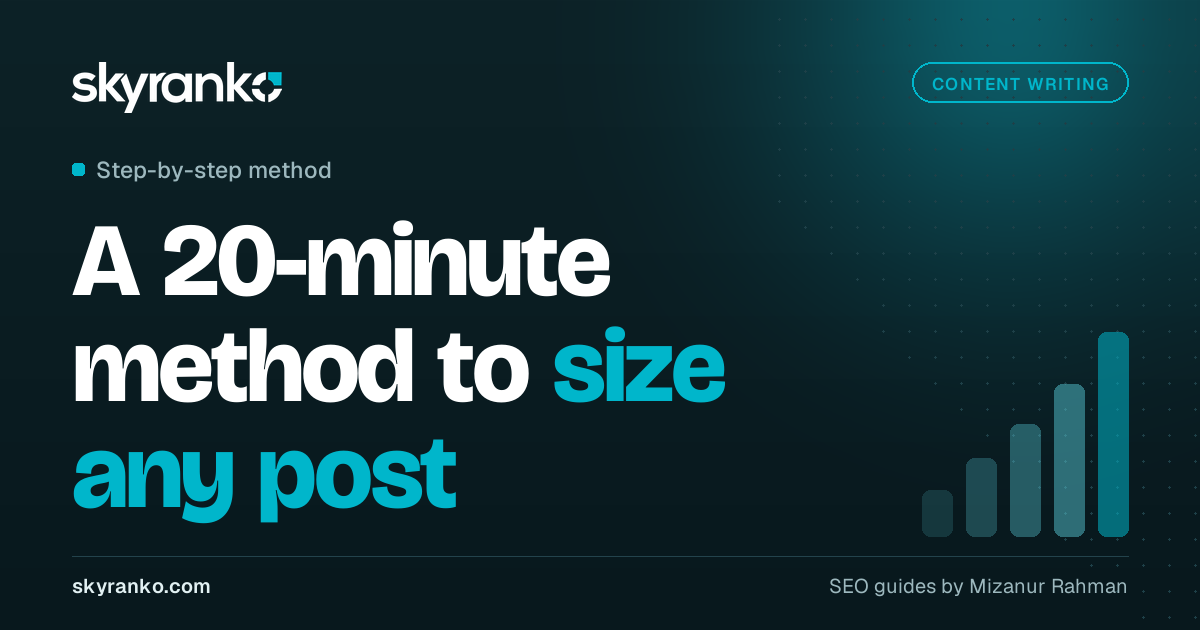 How Long Should a Blog Post Be for SEO? Let the SERP Decide