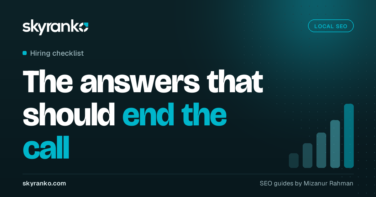 How to Choose a Local SEO Company: 12 Questions to Ask