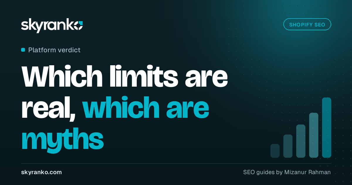Is Shopify Good for SEO? Strengths, Real Limits and Who It Suits