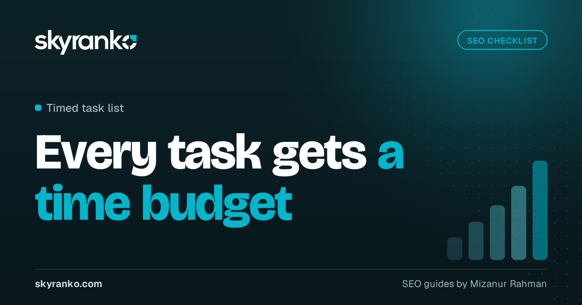Monthly SEO Checklist: The Tasks That Keep Rankings Growing