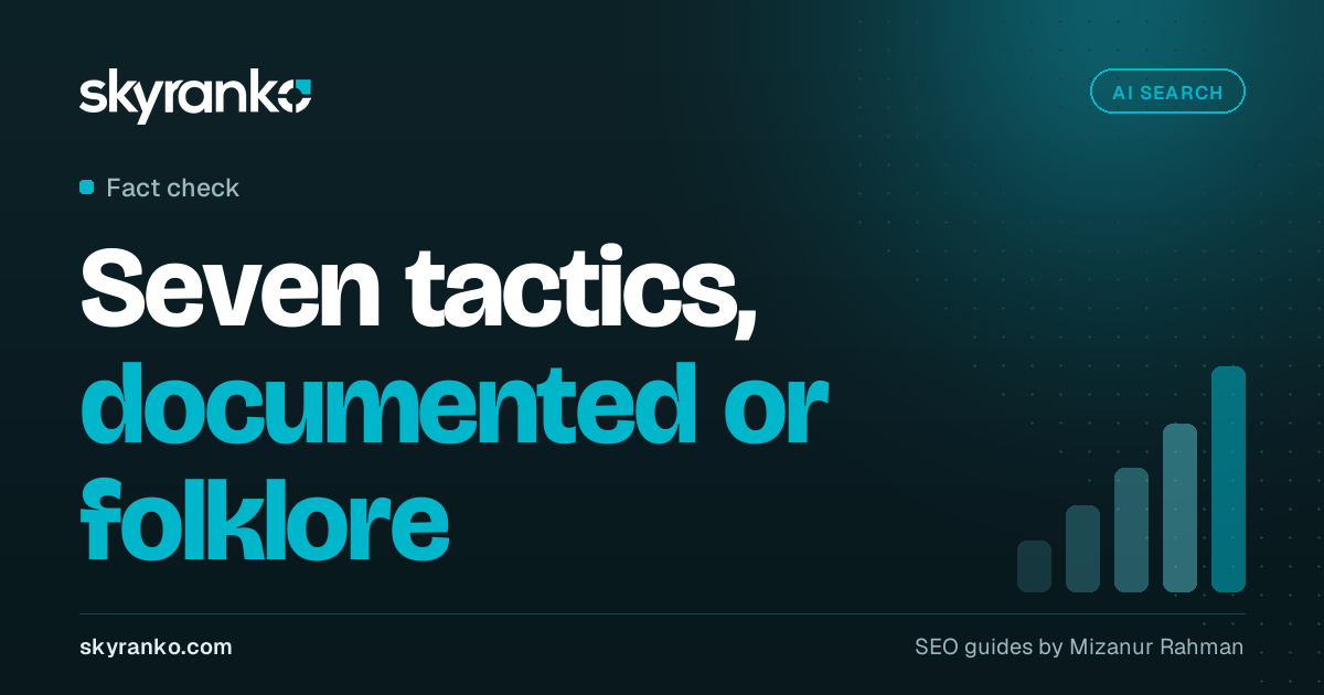Perplexity SEO: What Actually Gets You Cited (and What’s Folklore)