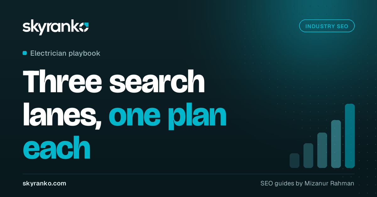 SEO for Electricians: A Local Ranking Playbook