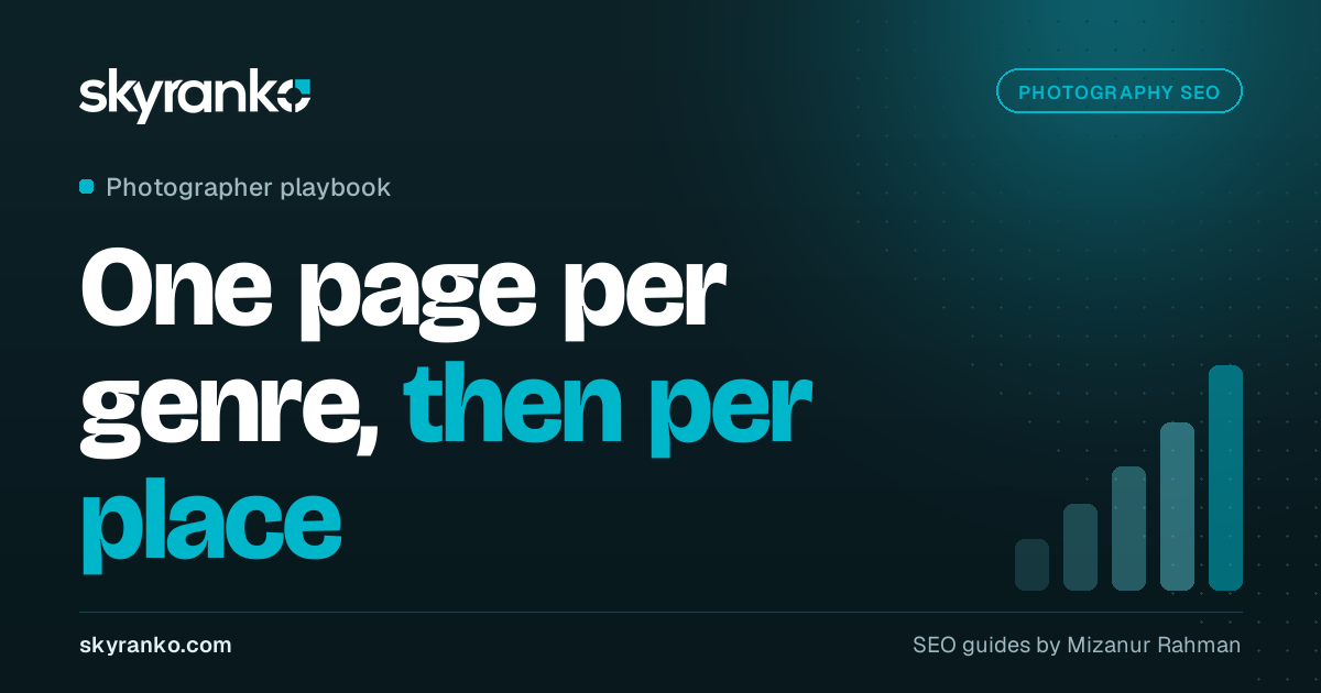 SEO for Photographers: Book More Clients From Google