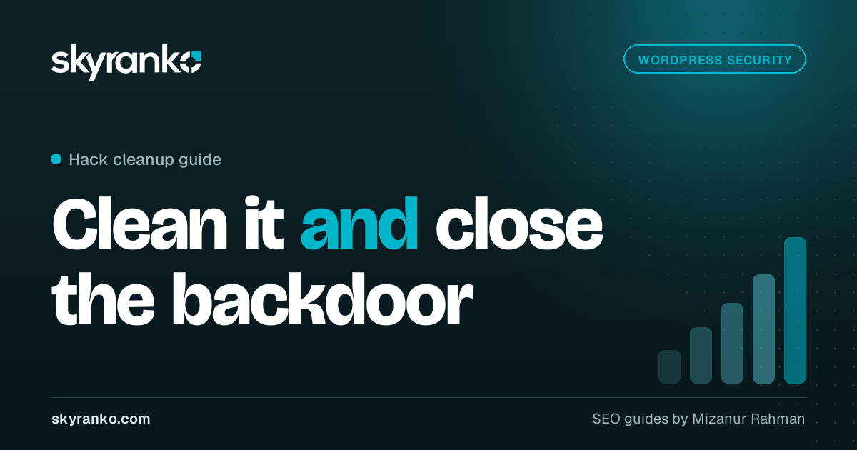 WordPress SEO Spam: Find and Clean Japanese Keyword Hacks