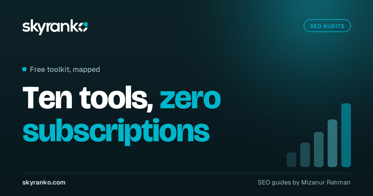 10 Best Free SEO Audit Tools in 2026, Mapped to Each Audit Area