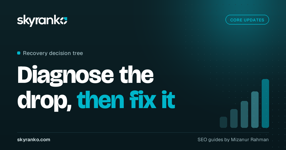 Google Core Update Recovery: A Diagnosis and Decision Plan