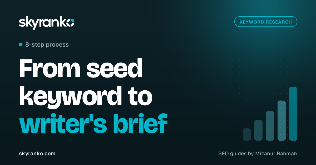 How to Do Keyword Research for SEO: The 8-Step Process
