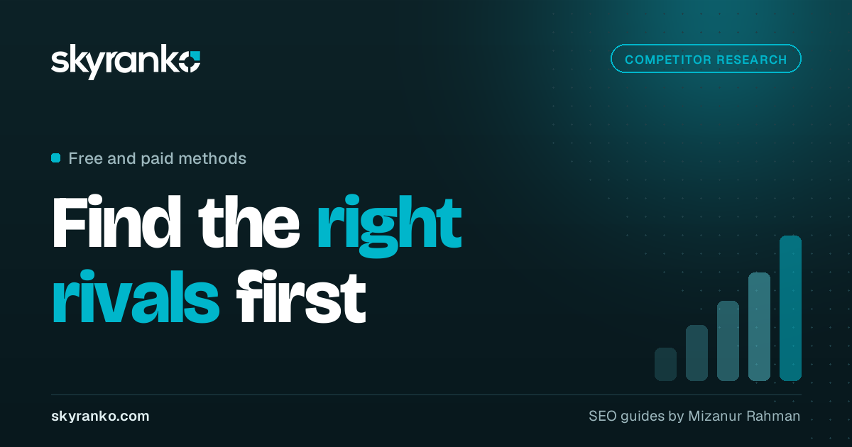How to Find Competitor Keywords: Free and Paid Methods