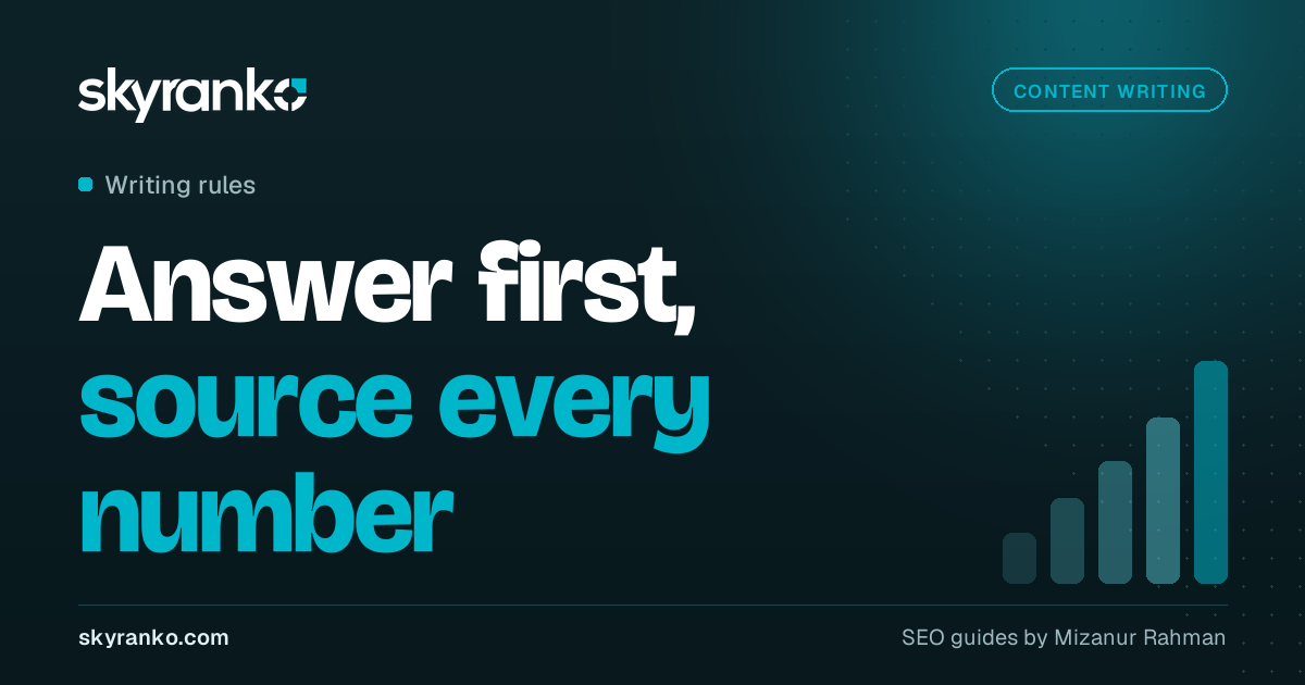 SEO Content Writing Tips: 15 Rules I Give Every Writer